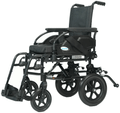Forza Freedom 5000 Transit Attendant Driven, European Standard, Foot Operated Brake, Steel Lightweight Foldable Wheelchair thumbnail