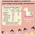 Roro Saur Nourishment-Rich Puree 6+ Months (100gm Each) Sweet Potato Apple thumbnail
