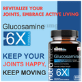 NutraMarck Glucosamine 6X Capsule | Joint Support | Support Cartilage & Flexibility Advance Formula thumbnail