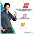 Health OK with Natural Ginseng and Taurine, Multivitamins, Minerals & Amino Acids, 24 Hours of Active Energy, Improves Overall Health, Boosts Immunity, 100% Vegetarian Tablet thumbnail