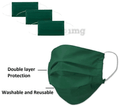 Mowell Washable & Reusable 2 Layer Elastic Earloop Face Mask Green thumbnail