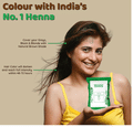 Habibs Henna Mehndi Powder Enriched with Bhringraj Amla Brahmi Jatamansi For Hair Color (100 gm) thumbnail