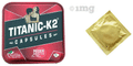 Titanic K2 Power Booster Capsule for Men (6 Each) with 1 Condom Free thumbnail