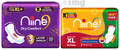 Niine Combo Pack of Dry Comfort Ultra Thin Pads XL (40) & XL+ (50) with Free Biodegradable Disposable Bags thumbnail