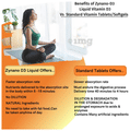 Zynano D3-Cholecalciferol Oral Solution,Vitamin D3 Shots,D3 Liquid,D3 Syrup,Sugar free (5ml each) Alphonso Mango thumbnail