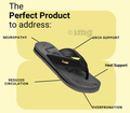 Leaf Ortho Diabetic and Flatfoot Slippers with Extra Cushion for Better Blood Flow Grey 10 thumbnail