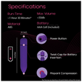 Secret Vibes Bullet Mini Massager Purple thumbnail