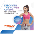 Companio Tummy Pulse Electric Massager for Tummy Pain, Reduces Unwanted Belly/Tummy Fat Boosts Metabolism Free Size thumbnail
