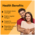 RawRX Organic Calcium and Vitamin D3 Tablet with Vitamin C, Magnesium and Zinc for Bone Health & Joint Pain thumbnail