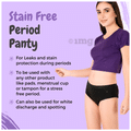 SochGreen Organic Hipster Leak Proof Period Panty Black Medium thumbnail