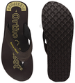 Ortho + Rest Men Slipper Orthopedic Super Soft, Lightweight and Comfortable Flip Flops for Home Daily Use Brown 7 thumbnail