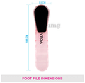 Vega PD 06N Dual Sided Pedicure File removing Hard Dry Skin thumbnail