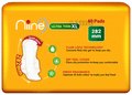 Niine Combo Pack of Dry Comfort Ultra Thin Pads XL (40) & XL+ (15) with Free Biodegradable Disposable Bags thumbnail