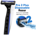 LetsShave Pro 2 Plus Disposable Shaving Razor thumbnail