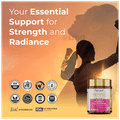 The Curen Multivita F Tablet Women's Multivitamin with minerals, Primrose, Moringa, EPA/DHA | Tablet thumbnail