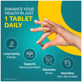 Supradyn Naturals with 3X Iron, Ashoka and Shatavari | for Energy | Multivitamin Tablet (30 Each) thumbnail