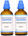 LDD Bioscience Aurum Muriaticum Dilution (100ml Each) 1000 CH thumbnail