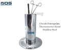 Bos Medicare Surgical Cheatle Forceps Thermometre Stand Jar 5inch thumbnail