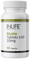 Inlife Biotin 10000mcg Tablet thumbnail