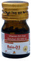 Rain D3 Vitamin D3 Oral Solution 60,000 IU Nano Shots (4x5ml Bottle Each) Orange thumbnail