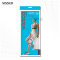 Vissco Elastic Hinged Knee Brace With Open Patella 0718 Grey Small thumbnail