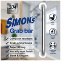 Simon's Stainless Steel 304 Heavy Duty Grab Bar for Bathroom 24 Inch thumbnail