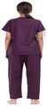 Agarwals Unisex Wine V-Neck Scrub Suit Top and Bottom Uniform Unit Small thumbnail