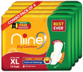 Niine Dry Comfort Sanitary Pads (15 Each) with Free Biodegradable Disposable Bags XL thumbnail