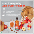 Organic India Apple Cider Vinegar with Mother of Vinegar, Raw and Unfiltered ACV thumbnail
