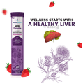 Healthrista Milk Thistle Effervescent Tablet (20 Each) Strawberry No Added Sugar thumbnail