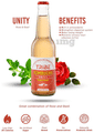 Tribe Kombucha Combo Pack of Naturally Sparkling Probiotic Drink Unity, Lavender Love & Gingerade (330ml Each) thumbnail