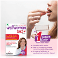 Wellwoman 50+ Multivitamins Health Supplement for Women | Reduces Tiredness & Fatigue | Gluten free Tablet thumbnail