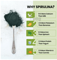 Vlado's Himalayan Organics Spirulina Vegetarian Capsule | Green Super Food for Weight Management thumbnail