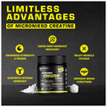 Denzour Nutrition Micronised Creatine Powder Unflavored thumbnail