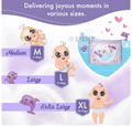 Toki Baby Combo Pack of Premium Baby Pant XL (38) with Wet Wipes (40) thumbnail