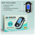 Esspron E20 Portable Breath Analyser with LCD Display Screen Black thumbnail