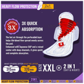 Heavy Flow Protection Secure Sanitary Pads (46 Each) thumbnail