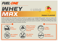Fuel One Whey Max, Whey Protein Concentrate & Whey Protein Isolate Mango thumbnail