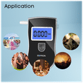 Esspron E40 Portable Breath Analyser with Rechargeable LCD Display Screen Black thumbnail