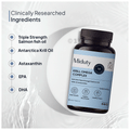 Miduty Krill Omega Complex Softgels Omega 3 - EPA & DHA Heart & Brain Health | Astaxanthin thumbnail