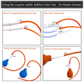 HealthAndYoga Rubber Colon Tube Open End 34 FR thumbnail