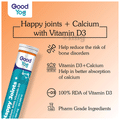Good Yog Happy Joints + Calcium with Vitamin D3 Effervescent Tablet Orange thumbnail