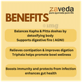 Zaveda Triphala 500mg Veg Capsules Vegicap thumbnail