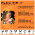 Zynano D3-Cholecalciferol Oral Solution,Vitamin D3 Shots,D3 Liquid,D3 Syrup,Sugar free (5ml each) Alphonso Mango thumbnail
