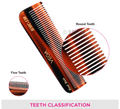 Vega VC2HMC 120 Combo Pack of Pocket Hair Comb Brown thumbnail