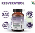 Vedapulse Resveratrol with Grape Seed Extract 1000mg Veg Capsule | Heart, Skin & Immune Support thumbnail