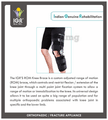 IGR R.O.M. Knee Brace Small Black Universal thumbnail