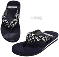 Ortho + Rest Arch_02 Slipper for Women Ladies Ortho Flipflops with Soft Footbed | Arch Support Lightweight Orthopedic Doctor Soft Slipper Navy Blue Size 8 thumbnail