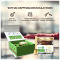 Happy Millions Pure Shilajit Resin | Immunity & Strength Booster thumbnail