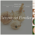 Organic Ayurvedistan Arrow Root Powder thumbnail